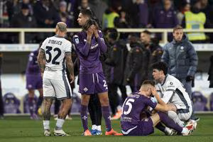 Fiorentina's Bove in medically induced coma after collapsing in Serie A match