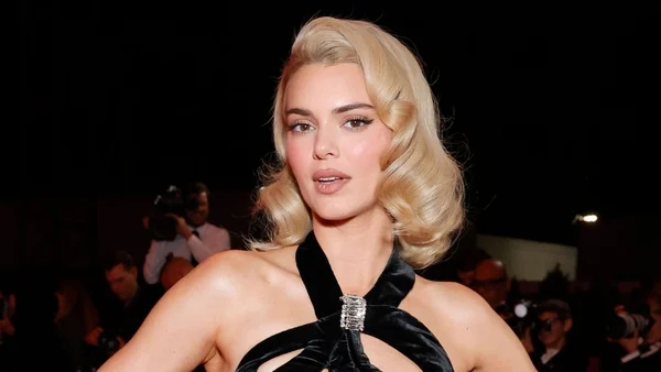 Kendall Jenner walks in Schiaparelli's Paris Haute Couture show