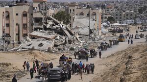 First few aid trucks enter Gaza, Israel threatened with sanctions