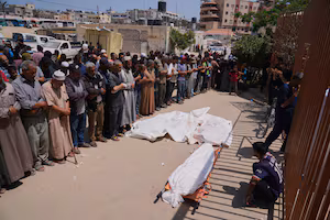 Witnesses say 31 killed heading to Gaza aid site, Israel denies blame