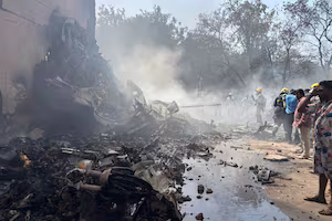 Air India plane to London crashes after take off, 242 on board